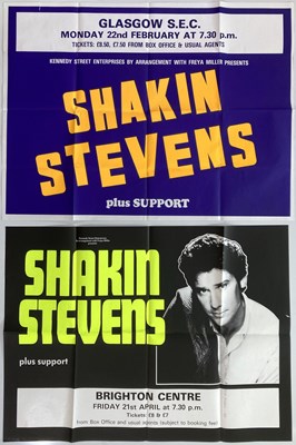 Lot 185 - SHAKIN' STEVENS CONCERT POSTERS.