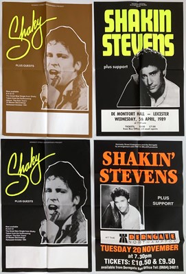 Lot 185 - SHAKIN' STEVENS CONCERT POSTERS.