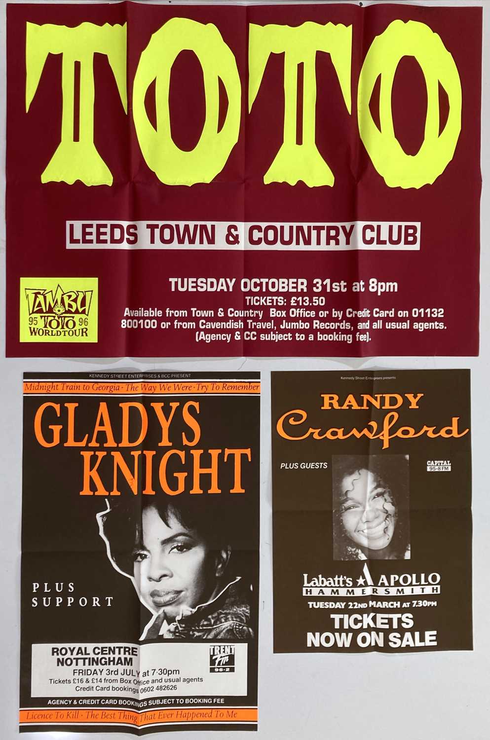 Lot 172 - 1980S/1990S CONCERT POSTERS.