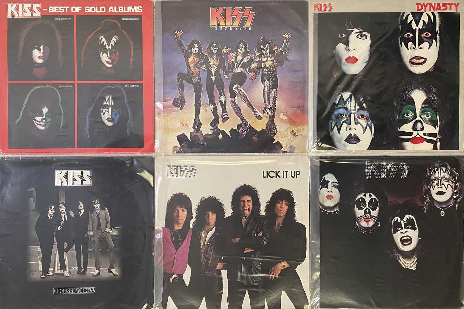 Lot 783 - KISS - LP COLLECTION