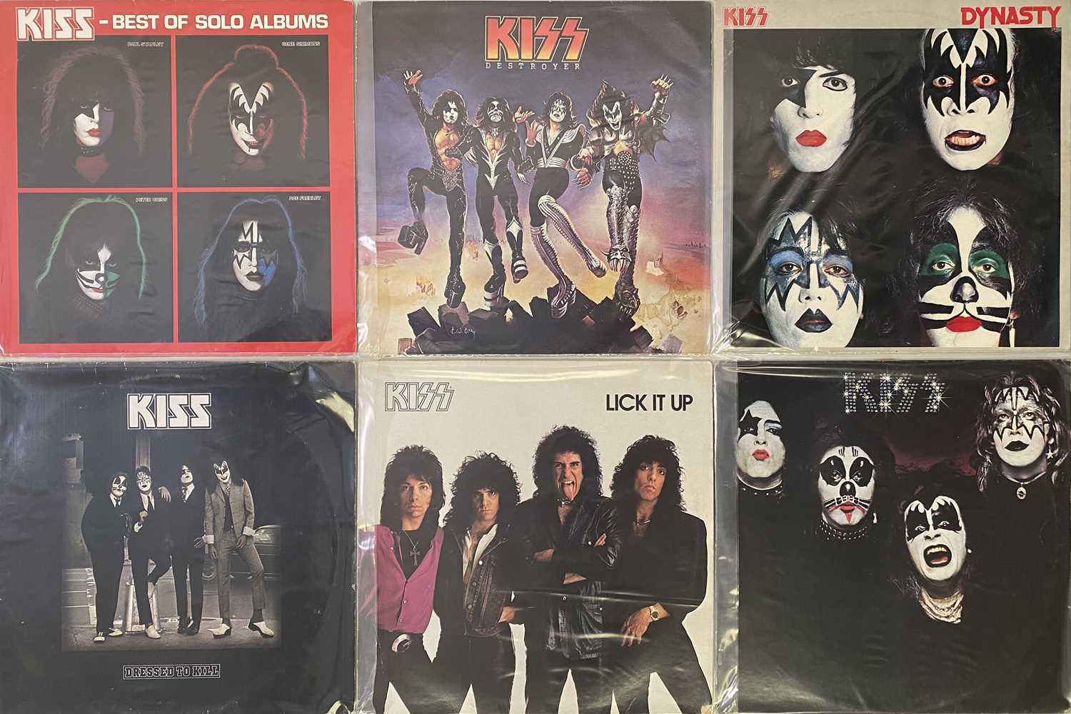 Lot 783 KISS LP COLLECTION
