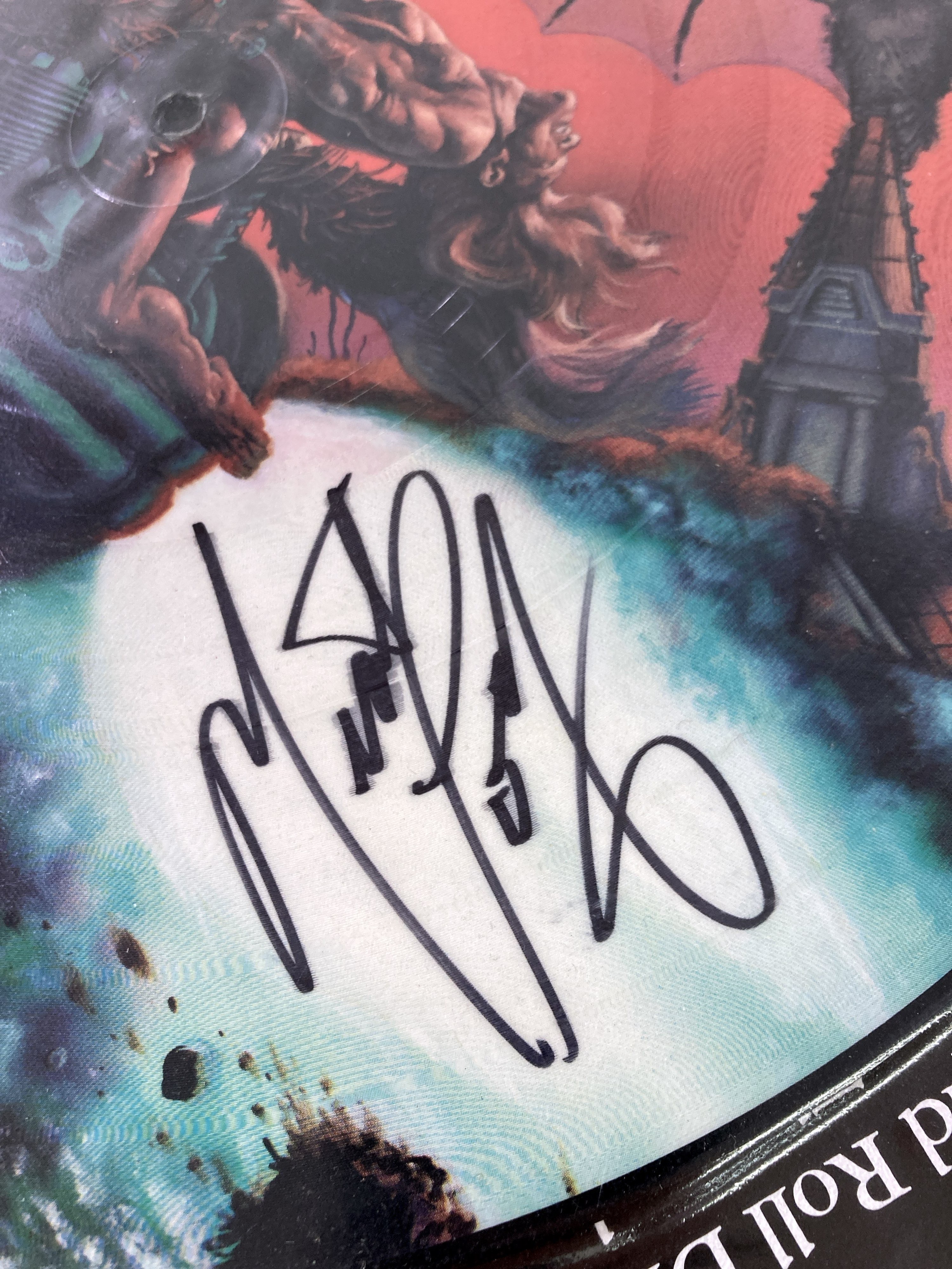 Meatloaf Sign Lot 266 - MEAT LOAF - SIGNED PICTURE DISC.