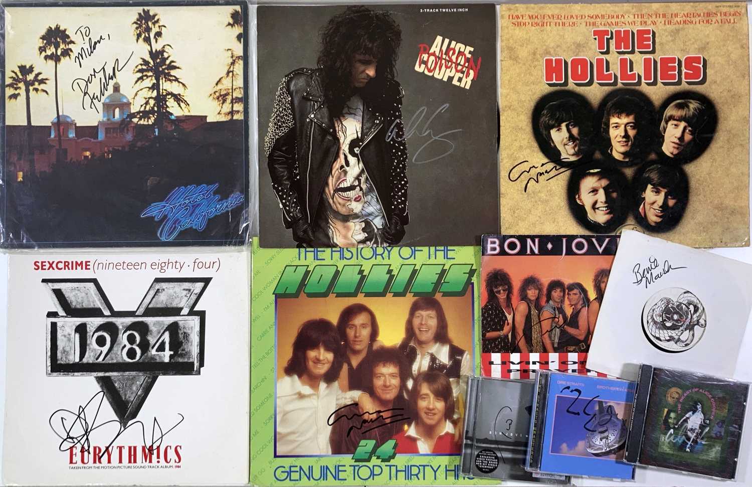 Lot 273 - CLASSIC ROCK STARS - SIGNED ITEMS.