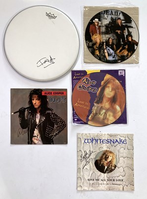 Lot 274 - SIGNED MEMORABILIA INC WHITESNAKE.