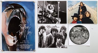 Lot 275 - PINK FLOYD - NICK MASON SIGNED ITEMS.