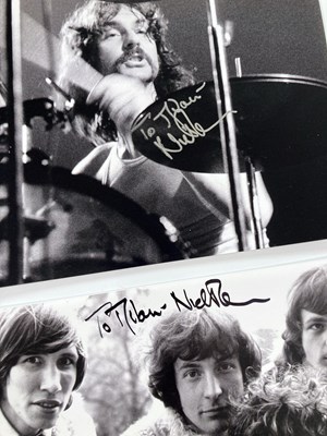 Lot 275 - PINK FLOYD - NICK MASON SIGNED ITEMS.