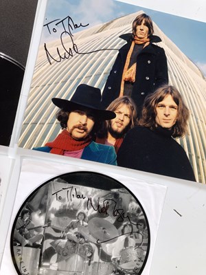 Lot 275 - PINK FLOYD - NICK MASON SIGNED ITEMS.