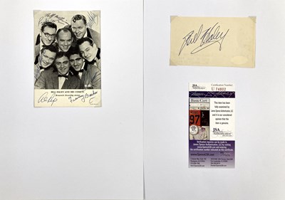 Lot 317 - BILL HALEY - SIGNED ITEMS.