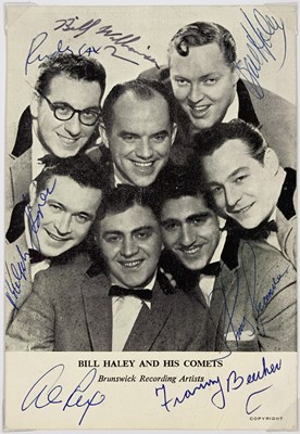 Lot 317 - BILL HALEY - SIGNED ITEMS.