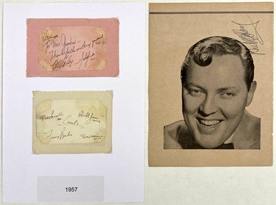 Lot 318 - BILL HALEY - SIGNED PAGES.