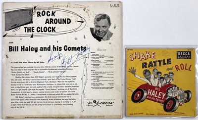 Lot 332 - BILL HALEY - SIGNED LP AND 7"/