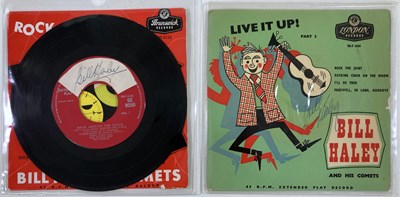 Lot 336 - BILL HALEY - SIGNED EPS.