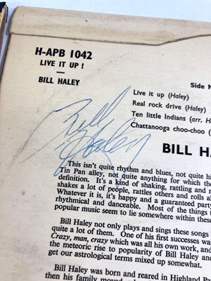 Lot 338 - BILL HALEY - SIGNED 78S.