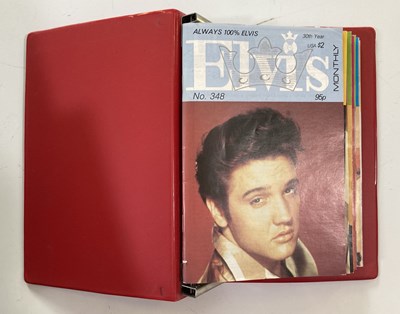 Lot 352 - ELVIS MONTHLY MAGAZINES.