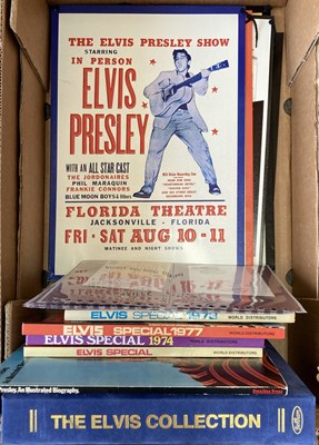 Lot 353 - ELVIS - BOOKS, DVDS AND MEMORABILIA.