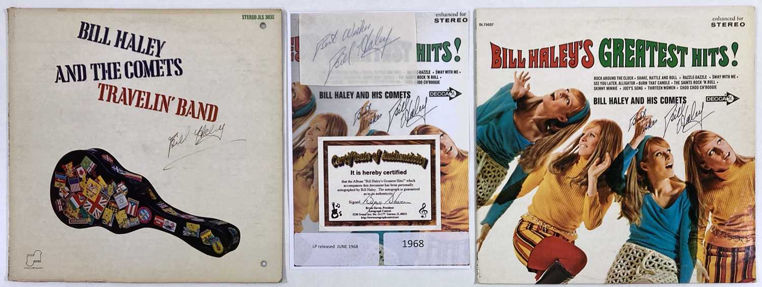 Lot 339 - BILL HALEY - SIGNED ITEMS.