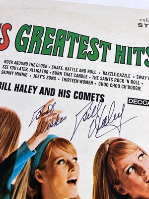 Lot 339 - BILL HALEY - SIGNED ITEMS.