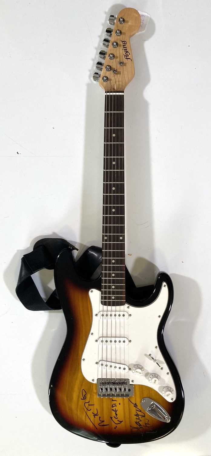 Lot 280 - GENESIS - GUITAR SIGNED BY MIKE RUTHERFORD