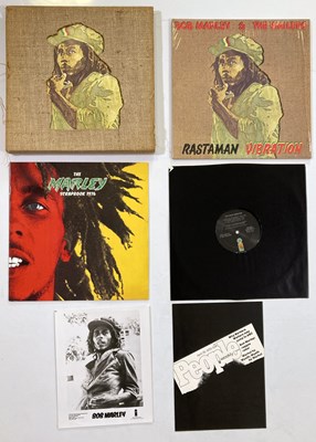 Lot 490 - BOB MARLEY -  RASTAMAN VIBRATION BURLAP SACK BOX.