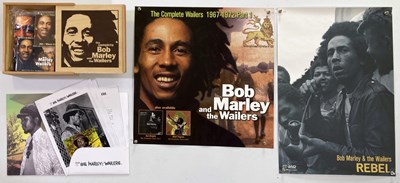 Lot 491 - THE COMPLETE BOB MARLEY AND THE WAILERS - RARE PROMO BOX AND POSTERS.