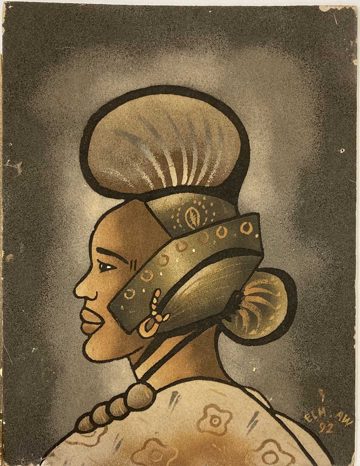 Lot 14 SENEGALESE SAND PAINTINGS