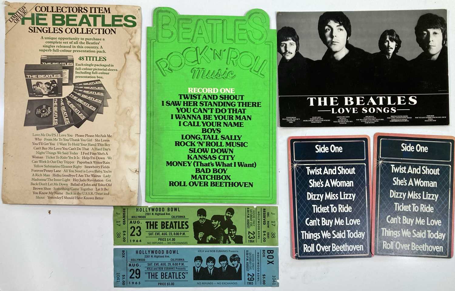 Lot 144 - THE BEATLES - SHOP DISPLAYS AND POSTERS.