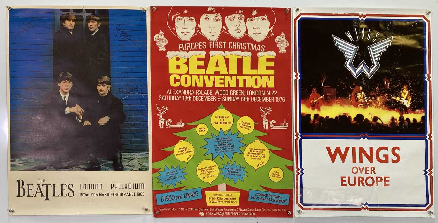 Lot 193 - BEATLES / MCCARTNEY AND WINGS POSTER COLLECTION.