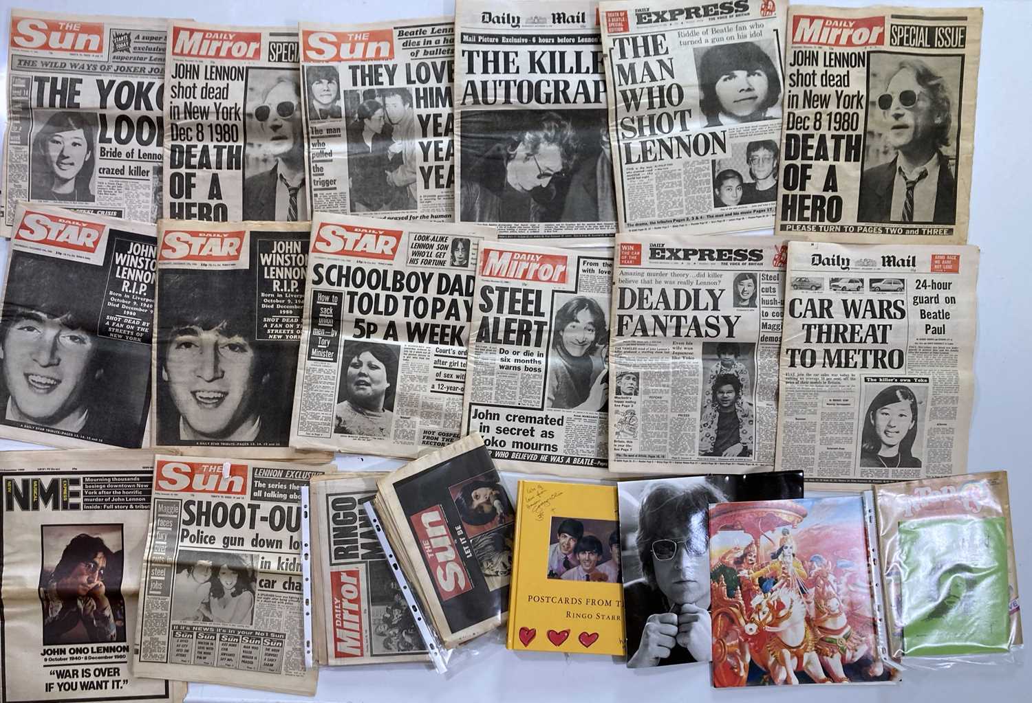 Lot 145 - BEATLES SOLO MEMORABILIA - JOHN / GEORGE