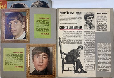 Lot 147 - THE BEATLES - FOUR NEMS SCRAPBOOKS.