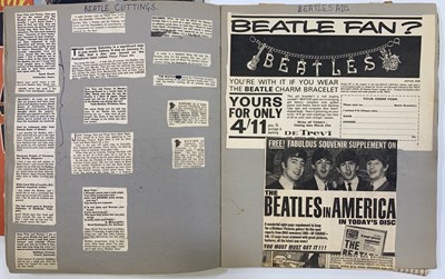 Lot 147 - THE BEATLES - FOUR NEMS SCRAPBOOKS.