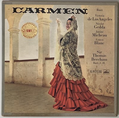 Lot 1014 - VICTORIA DE LOS ANGELES - BIZET'S CARMEN (ORIGINAL UK STEREO RECORDING BOX SET - ASD 331/3)