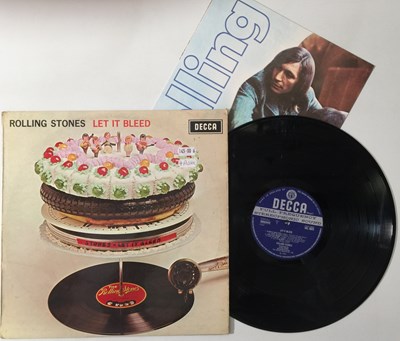 Lot 877 - THE ROLLING STONES - STICKY FINGERS/ LET IT BLEED LP RARITIES