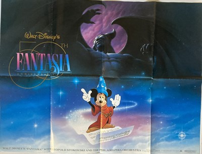 Lot 63 - DISNEY FILM POSTERS AND PROMOTIONAL MATERIALS