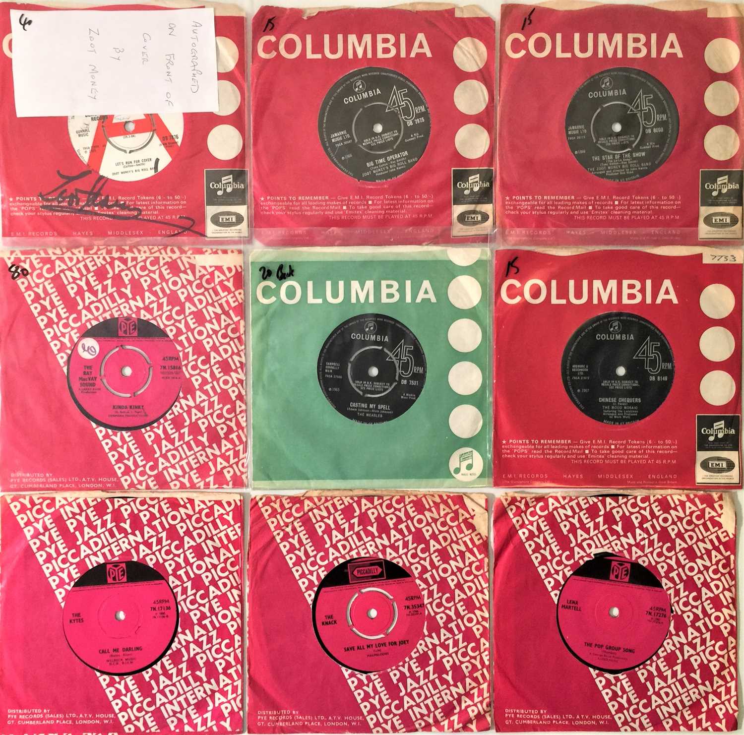 Lot 893 - 60s ROCK/ POP/ BLUES 7" PACK