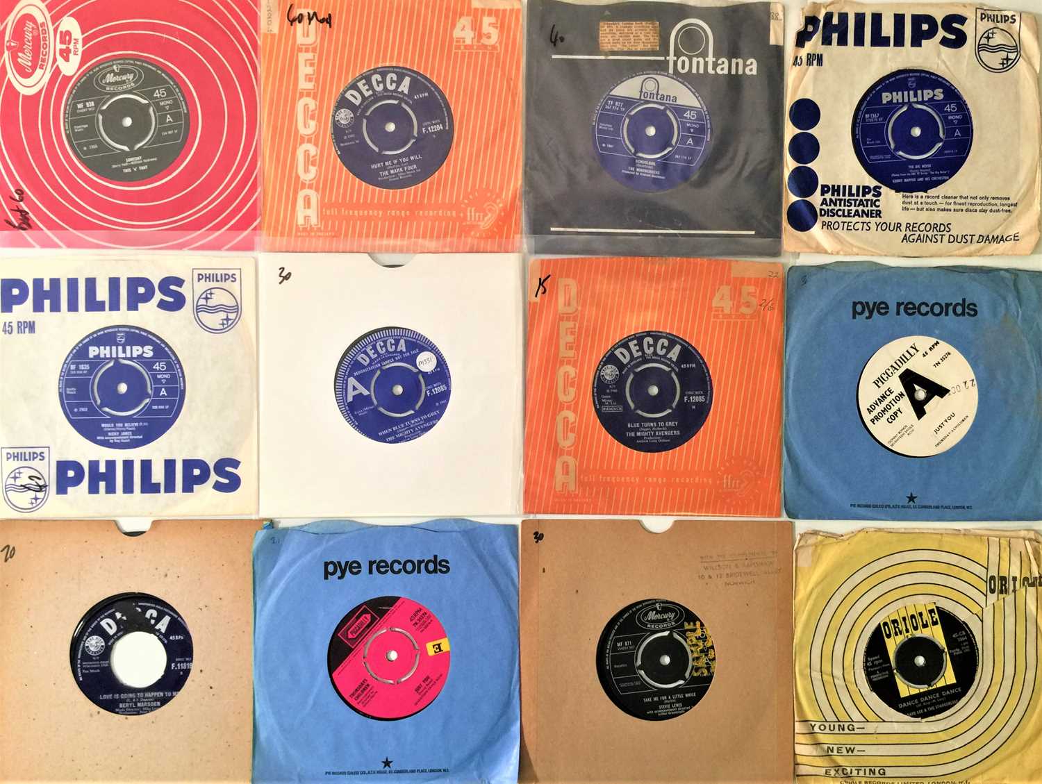 Lot 895 - 60s MOD/ BEAT 7" PACK