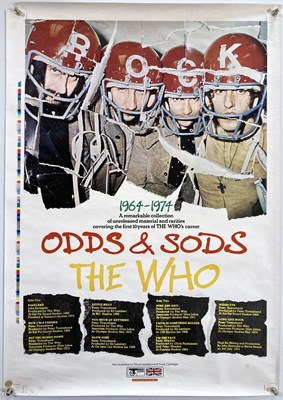 Lot 197 - THE WHO - PROOF POSTER FOR ODDS AND SODS.