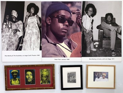 Lot 492 - REGGAE PHOTOGRAPHS AND EXHIBITION BOARDS.