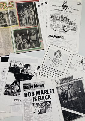 Lot 494 - BOB MARLEY IN THE PRESS.