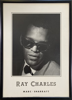 Lot 1880148 - RAY CHARLES - FRAMED PHOTO PORTRAIT.