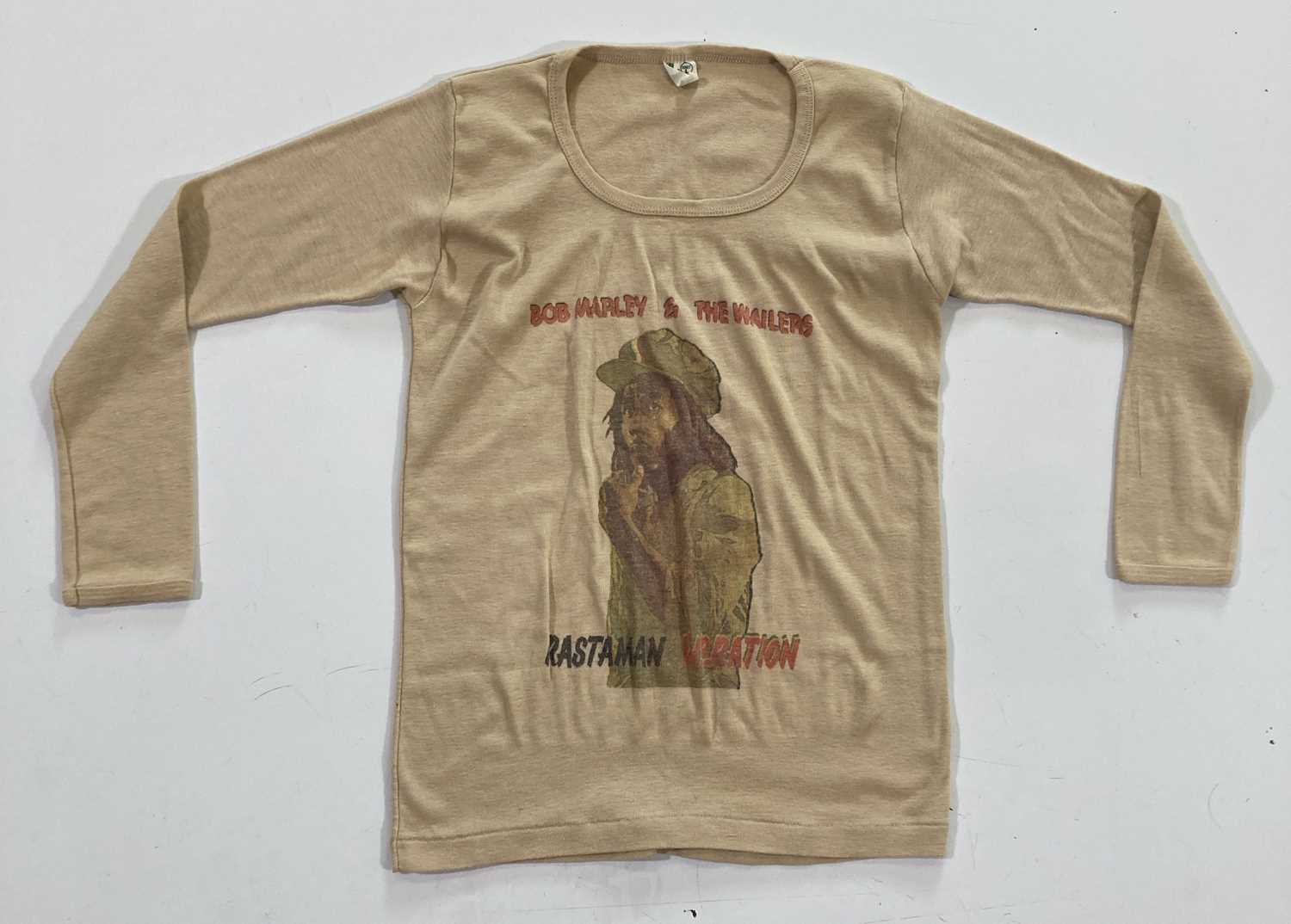 Lot 496 - BOB MARLEY ORIGINAL RASTAMAN VIBRATION PROMOTIONAL T-SHIRT.