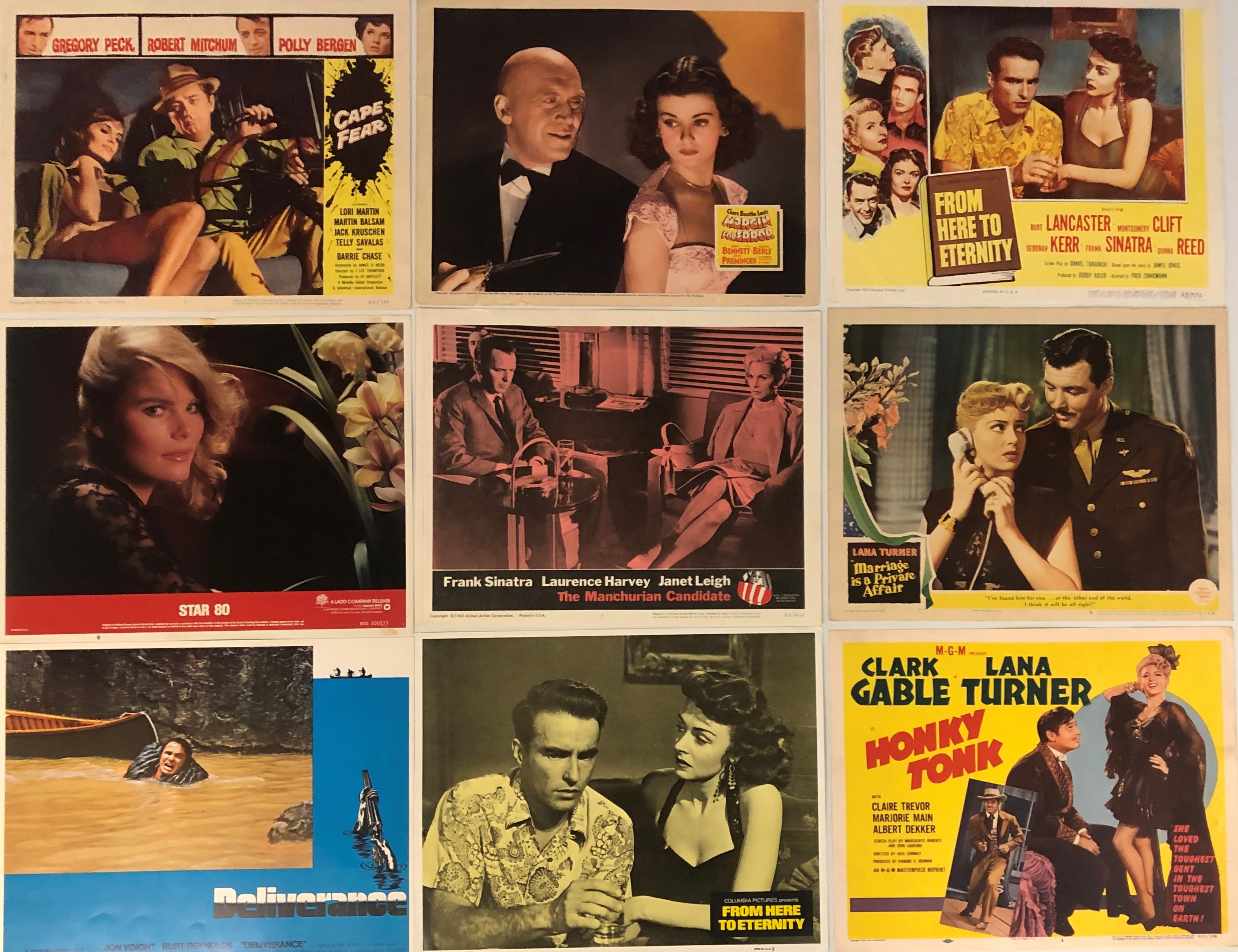 Lot 66 - 1950S / 1960S LOBBY CARDS - PAL JOEY / MAN IN