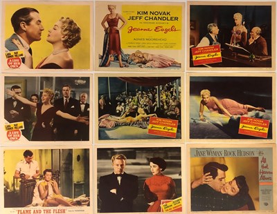 Lot 66 - 1950S / 1960S LOBBY CARDS - PAL JOEY / MAN IN THE SHADOW AND MORE