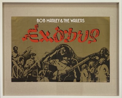 Lot 503 - BOB MARLEY AND THE WAILERS - ORIGINAL EXODUS PROMOTIONAL POSTER.