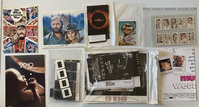 Lot 67 - FILM PROMOTIONAL MATERIALS AND JOHNNY DEPP SIGNED