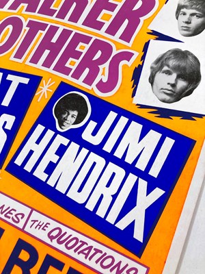 Lot 205 - JIMI HENDRIX - A 1967 CONCERT POSTER.