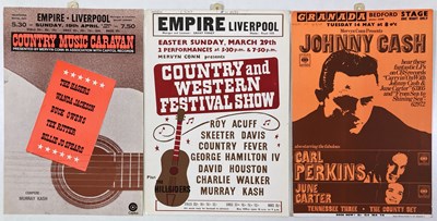 Lot 216 - COUNTRY POSTERS INC JOHNNY CASH.
