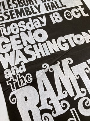 Lot 214 - GENO WASHINGTON AND THE RAM JAM BAND - ORIGINAL POSTER.