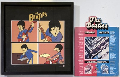 Lot 148 - BEATLES LIMITED EDITION CARTOON DISPLAY.