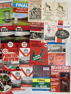 Lot 96 - FOOTBALL / SPORTING PROGRAMMES INC 1966 WORLD CUP.