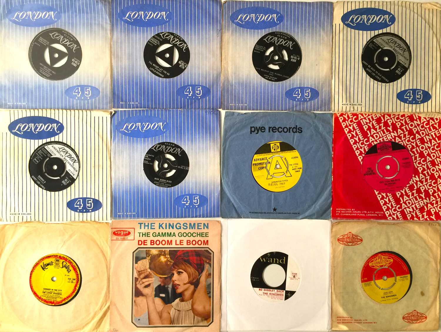 Lot 906 - 60s ROCK/ POP/ BEAT 7" (K & L)